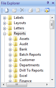 File Explorer pane
